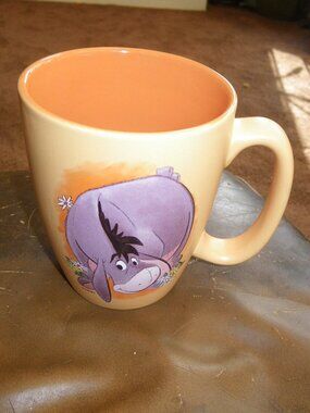 Disney Winnie the Pooh Eyore Smiling Large Ceramic Coffee Tea Mug Cup